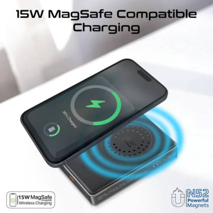 Promate Blade-10 10000mAh MagSafe-Compatible Power Bank