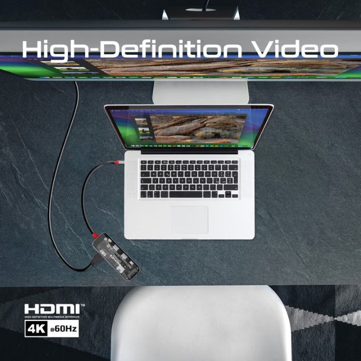 Promate TransHub-Mini 8-in-1 100W USB-C Hub