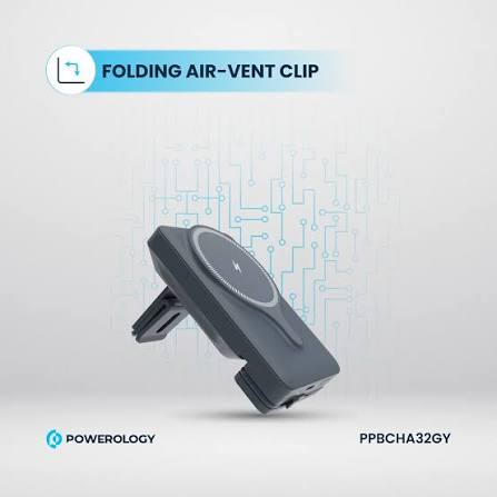 Powerology 5000mAh MagSafe Power Bank Car Mount