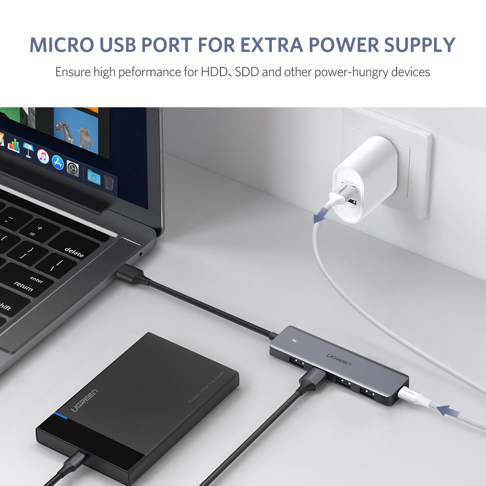 Ugreen CM219 4 Port USB 3.0 Hub