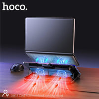 HOCO DH19 Laptop Cooling Stand with RGB & Phone Holder
