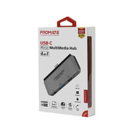 Promate PadHub-Pro 4-in-1 USB-C Hub with 100W PD