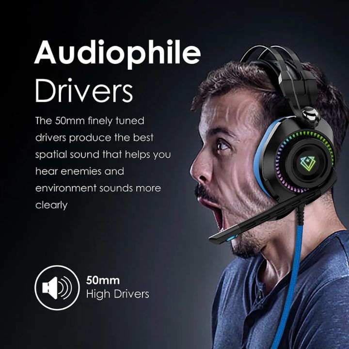Vertux Bogota 50mm RGB Gaming Headset