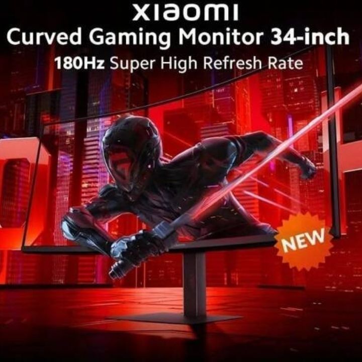 Xiaomi G34WQi 2026 34″ WQHD 180Hz Curved Gaming Monitor