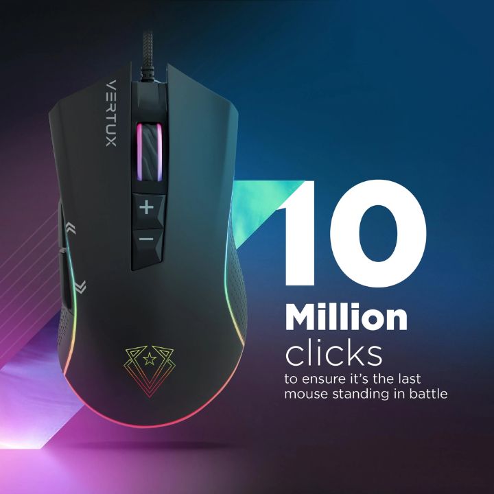 Vertux Rodon 12000 DPI Wired Gaming Mouse