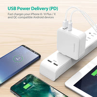 RAVPower RP-PC080 36W Wall Charger with 1m Cable