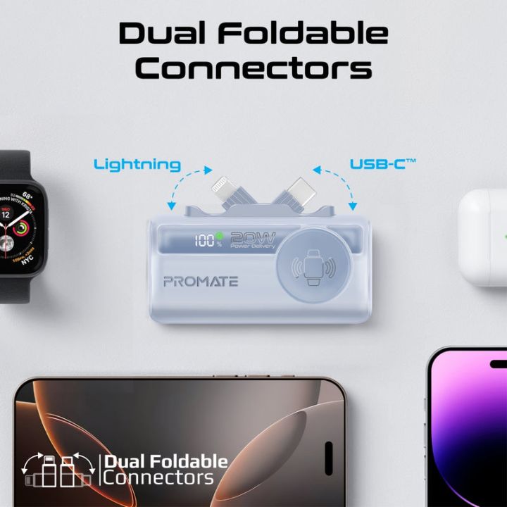 Promate PowerUp-Trio 5000mAh 20W Power Bank