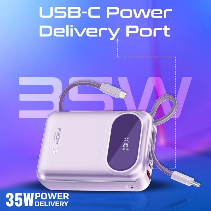 Promate PowerPod-20 20000mAh 35W Power Bank
