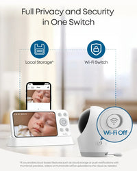 eufy E21 5" Smart Video Baby Monitor with 4K Pan-Tilt Camera