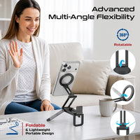Promate Axon-Pro Multi-Functional Magnetic Smartphone Mount & Stand