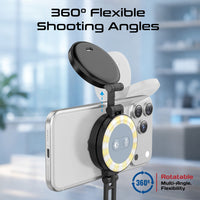 Promate Axon-Ultra Magnetic Smartphone Mount with LED Light