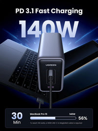 UGREEN CD333 Nexode 300W 5-Port GaN Desktop Charger
