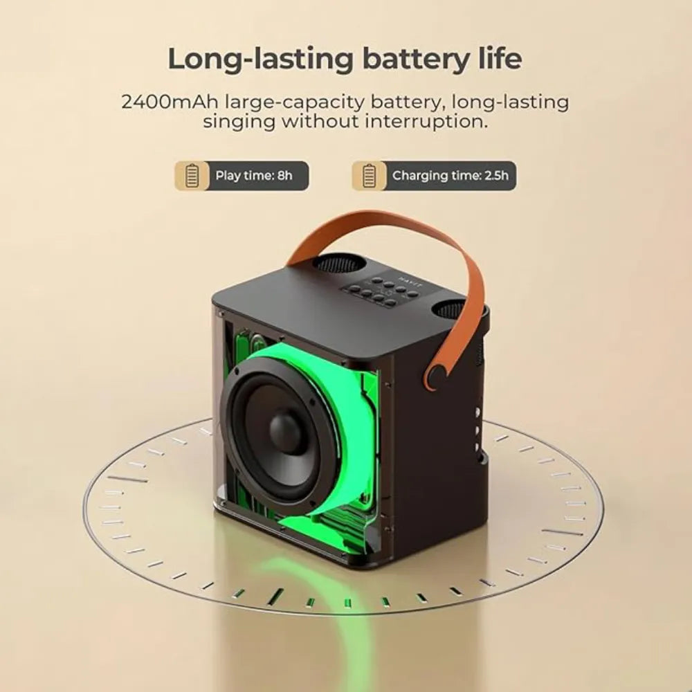 HAVIT Bluetooth Karaoke Speaker with Dual Mics