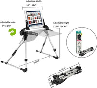 201 Aluminium Folding iPad and Tablet Floor Stand