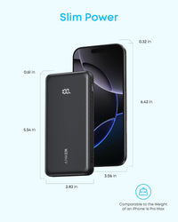 Anker Zolo 10000mAh 22.5W Power Bank with Built-In USB-C Cable