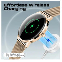 Promate xWatch-US13 1.32" Curved AMOLED Fitness Tracker Smartwatch