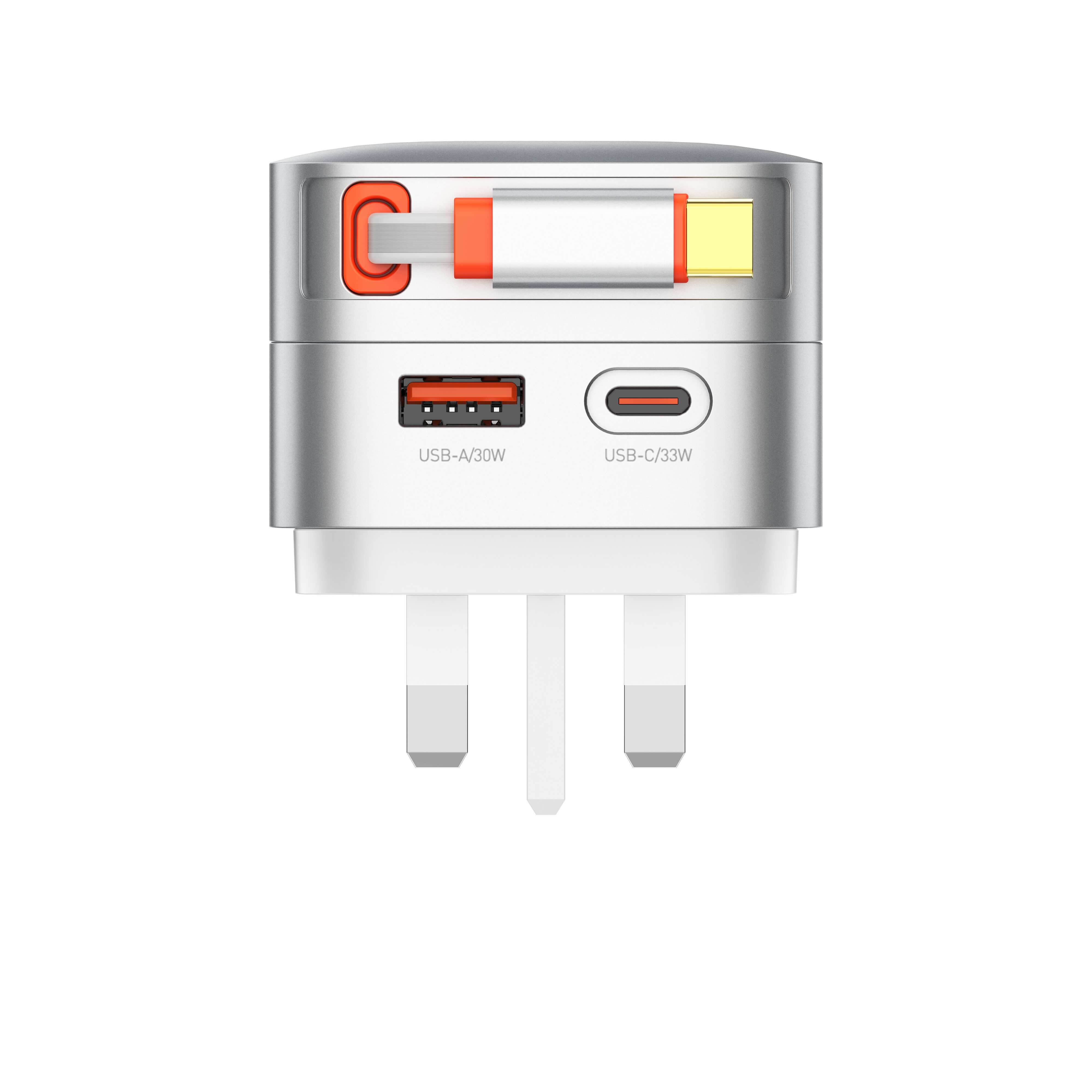 LDNIO Q9 Fast Charger with Retractable Cable - 33W