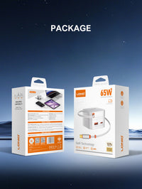 LDNIO Q9 Fast Charger with Retractable Cable - 33W & 65 W
