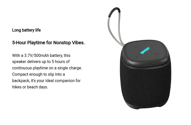 BWOO BS93 Portable Mini Wireless Speaker