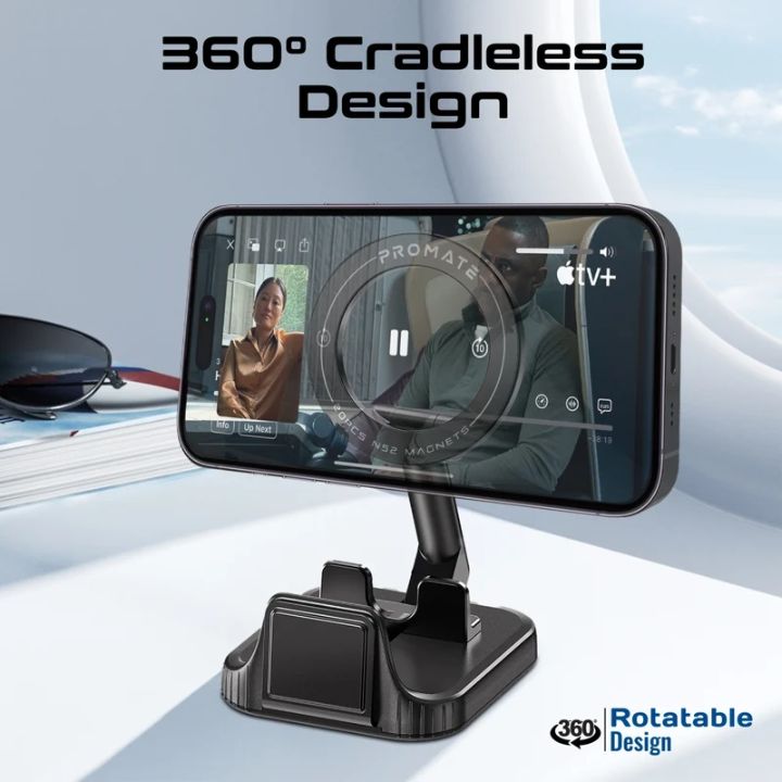 Promate MagHook 360° Magnetic Clip-On Mount