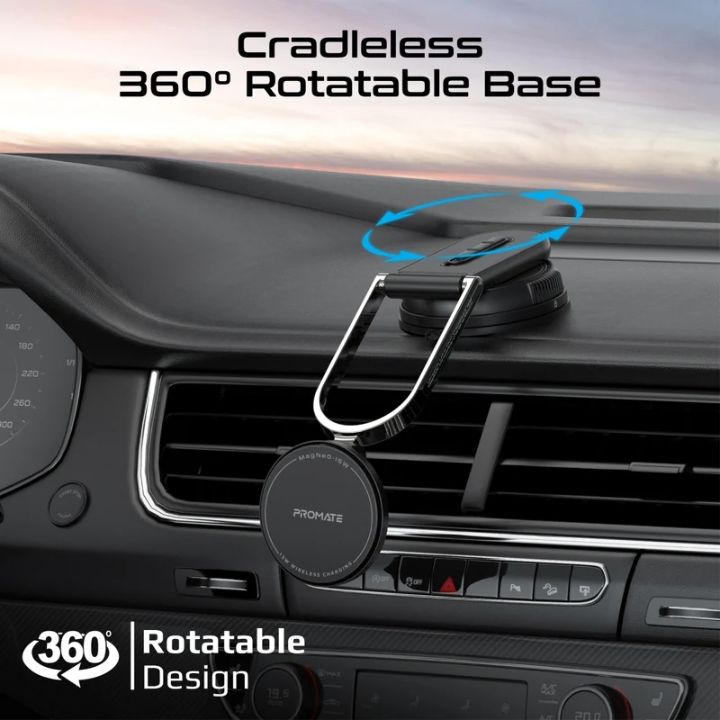 Promate MagNeo-15W Detachable Wireless Car Charger