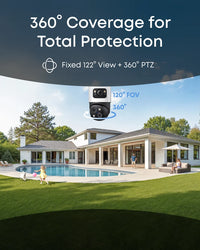 Eufy PoE Cam S4 16MP Triple-Lens PTZ Security Camera