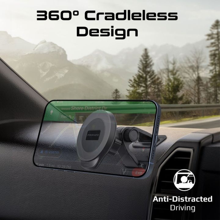 Promate ArcMount 360° Magnetic Car Mount