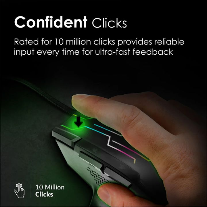 Vertux Kryptonite 10000 DPI Wired Gaming Mouse