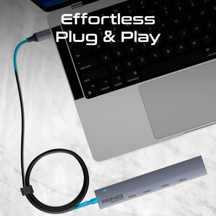 Promate LiteHub-Pro 4-in-1 10Gbps USB-C Hub
