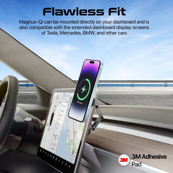 Promate Magnus-Qi 15W Wireless Car Charger