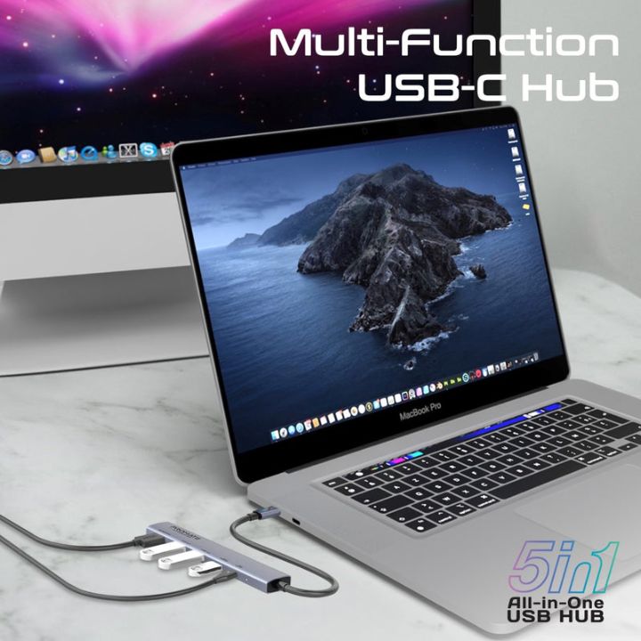 Promate LinkHub-5X 4K 100W USB-C Hub
