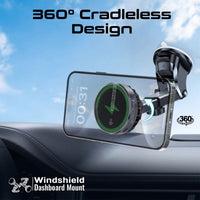 Promate MagChill-Qi2 15W Qi2 Car Charger Mount