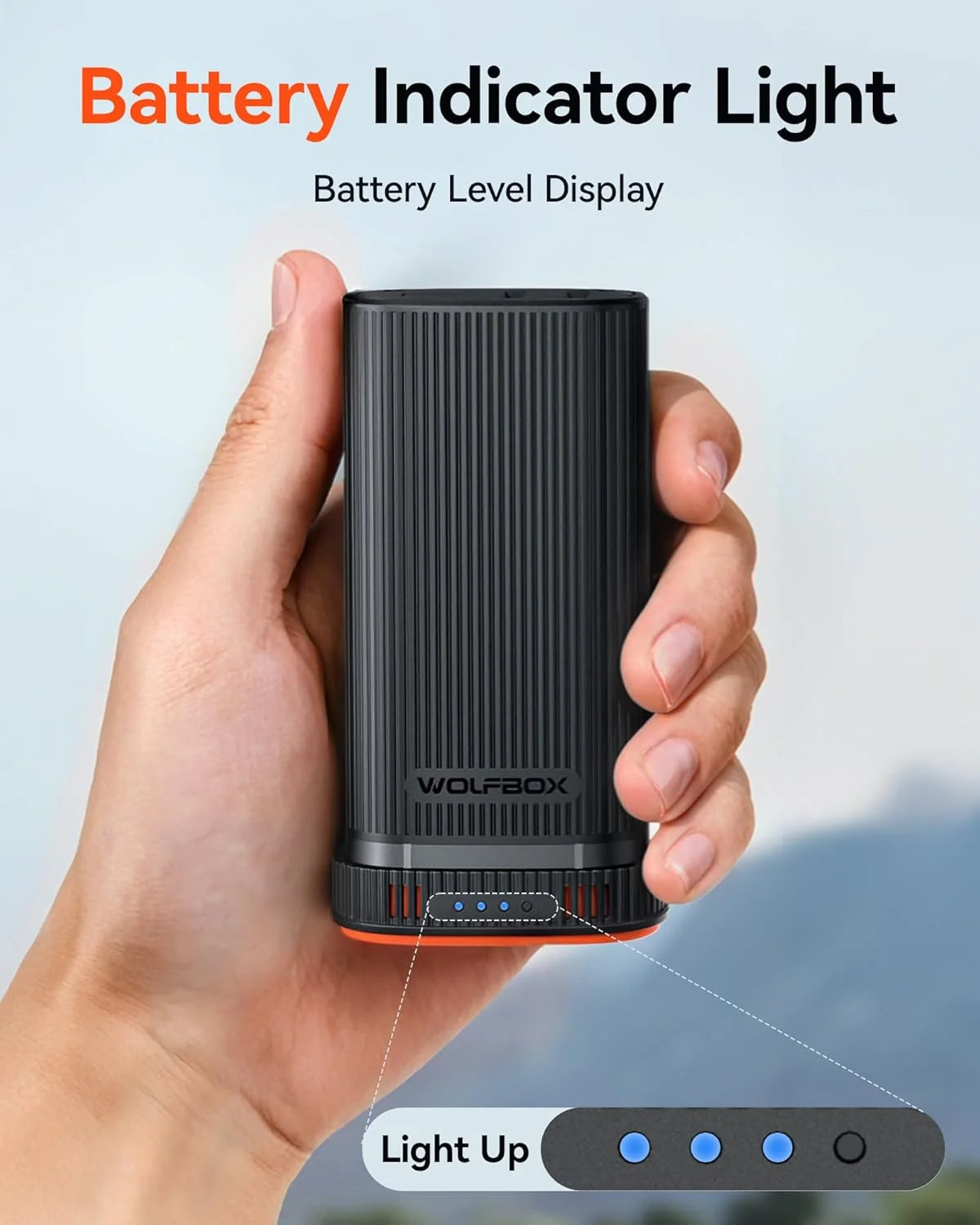 Wolfbox MF200 22.2Wh 7.4V Rechargeable Li-ion Battery Pack
