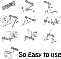 201 Aluminium Folding iPad and Tablet Floor Stand