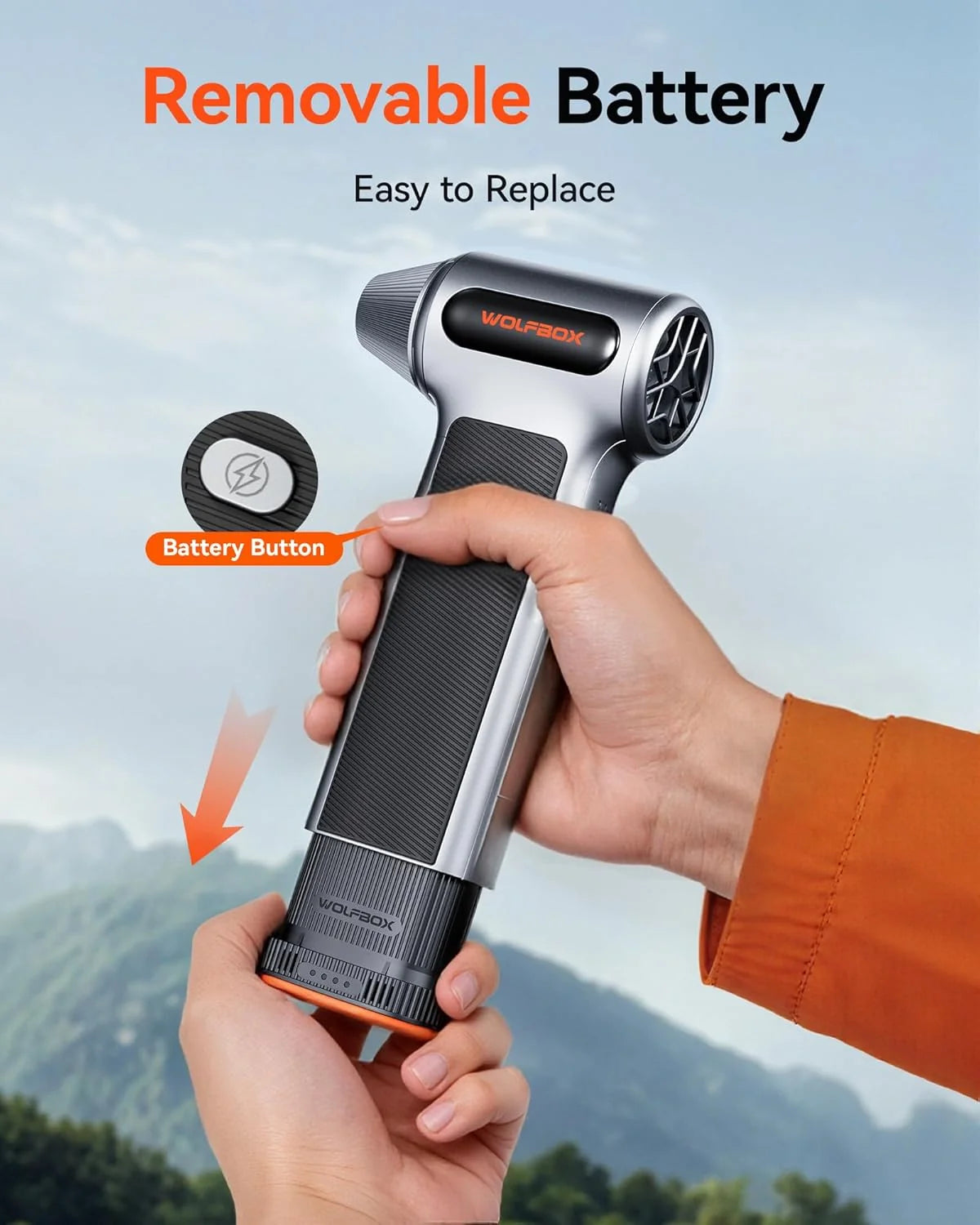 Wolfbox MF200 22.2Wh 7.4V Rechargeable Li-ion Battery Pack