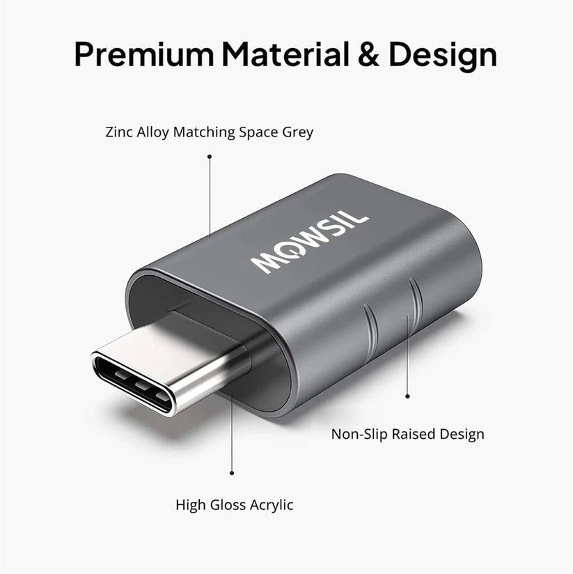 Mowsil MOCHB USB-C To USB-A OTG Adapter