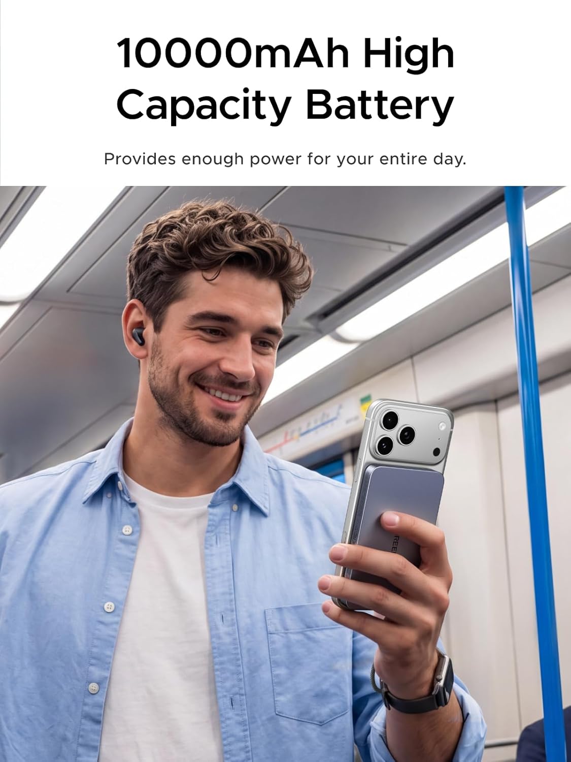 UGREEN PB567 Magnetic Wireless 10000mAh 30W Power Bank