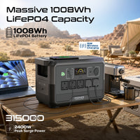 Promate PowerTank-1200 1200W 1008Wh LiFePO4 Power Station