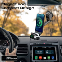 Promate MagDrive-Trio 15W 3-in-1 Car Charger