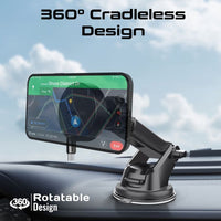 Promate MagDrive-R 15W Retractable Car Charger