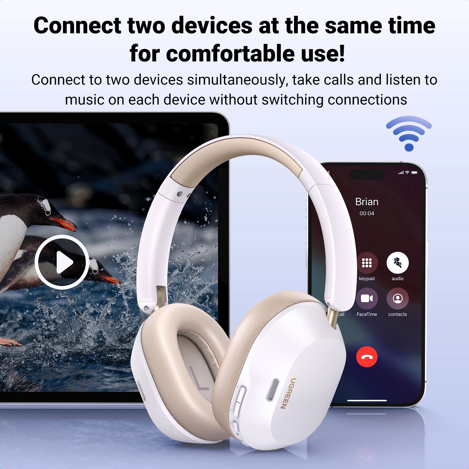 Ugreen HP203 HiTune Max5c ANC Headphones