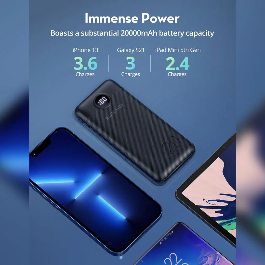 RAVPower RP-PB1205 PD Pioneer 20000mAh 20W Power Bank