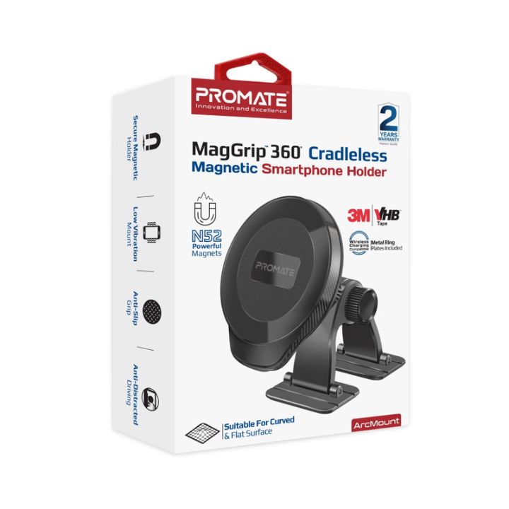 Promate ArcMount 360° Magnetic Car Mount