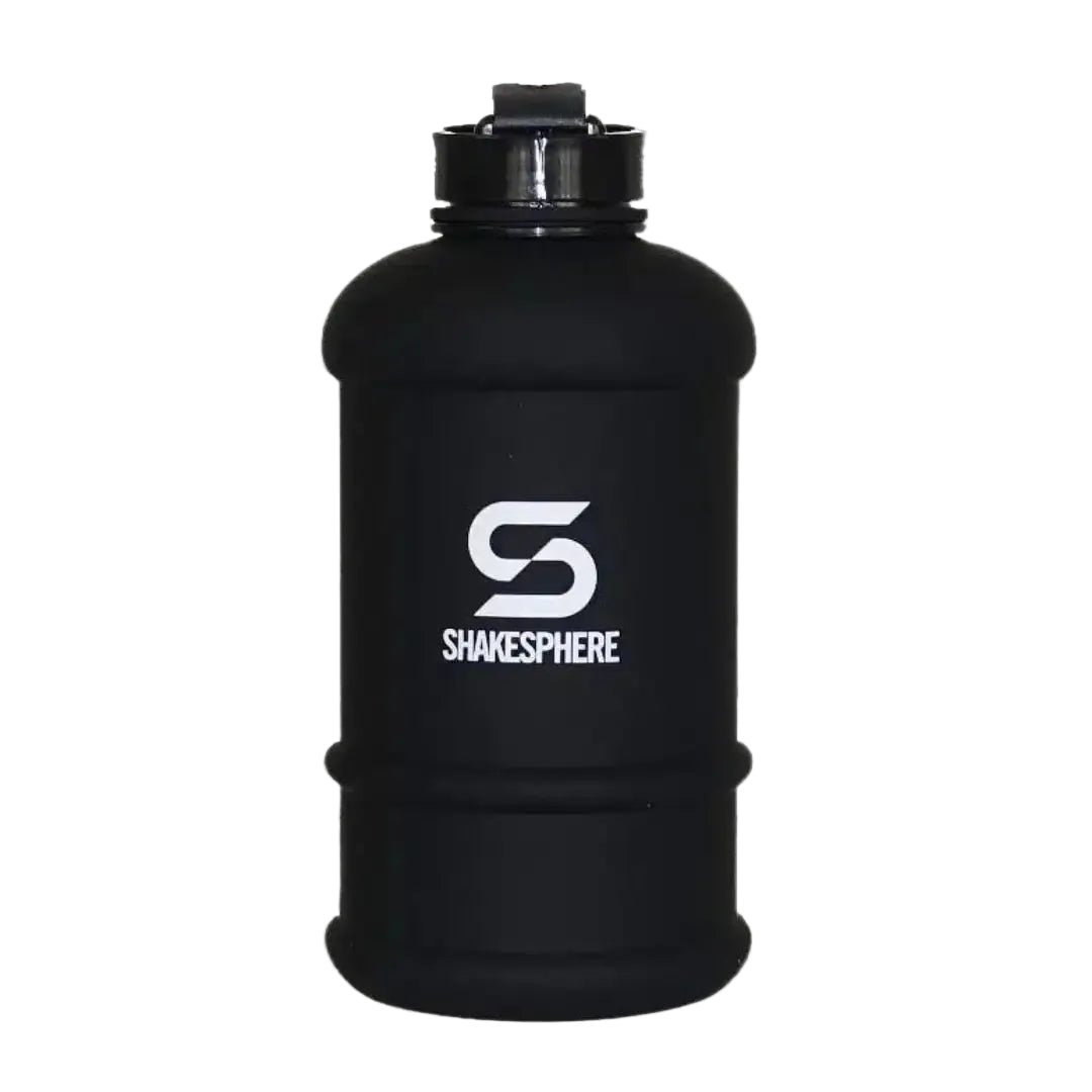 ShakeSphere Hydration Jug 1.3 L - Matte Black / White Logo