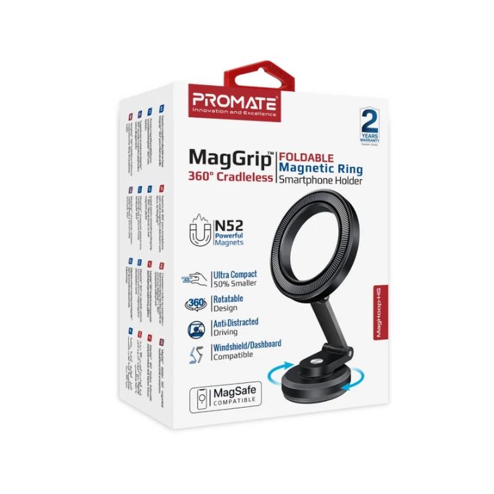 Promate MagHoop-Lite Magnetic Car Phone Mount