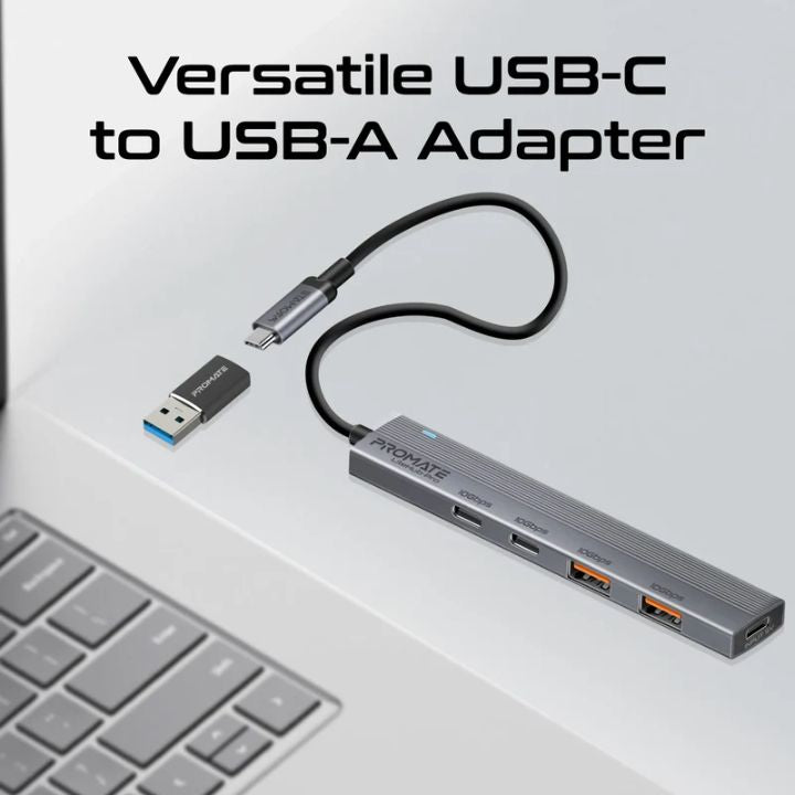 Promate LiteHub-Pro 4-in-1 10Gbps USB-C Hub