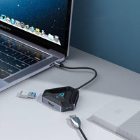 Porodo Gaming 6-in-1 USB-C Hub 100W PD