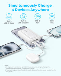Anker Zolo A1680 10K Power Bank with Dual USB-C Cables