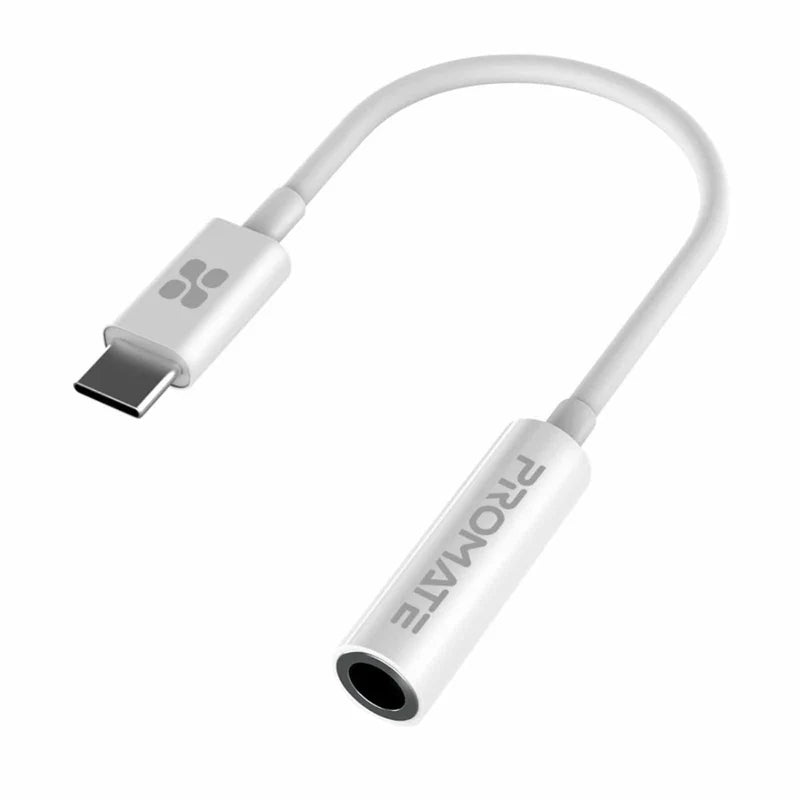 Promate AUXLink C USB C to 3.5mm AUX Adapter
