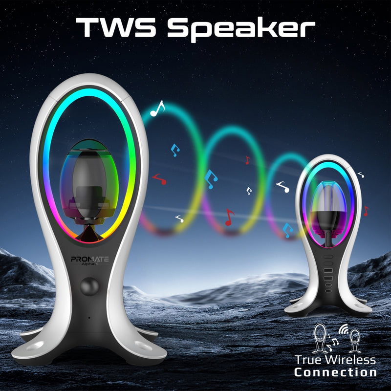 Promate Alpha X RGB Speaker Headphone Stand